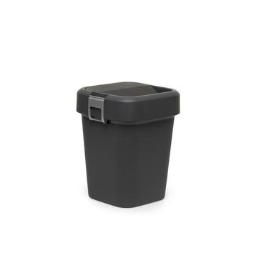 Motek 8 lt Comfort Dust Bin Siyah Çöp Kovası