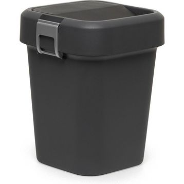 Motek 8 lt Comfort Dust Bin Siyah Çöp Kovası