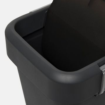 Motek Antrasit 8 lt Comfort Dust Bin Çöp Kovası