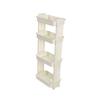 Motek Modern Organizer 4 Katlı Beyaz Raf
