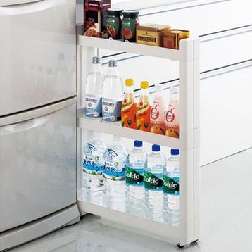 Motek Tekerlekli 3 Katlı Mutfak Rafı