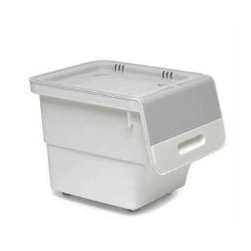 Motek Tekli 12 lt Gri Beyaz Organizer