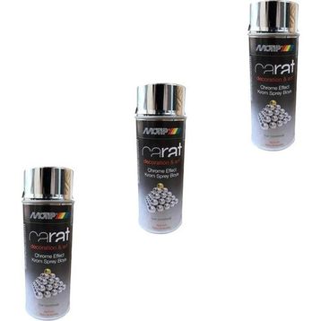 Motip Carat Krom Efekt 3x400 ml Akrilik Sprey Boya