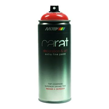 Motip Carat Ral 3000 400 ml Ateş Kırmızı Parlak Akrilik Sprey Boya