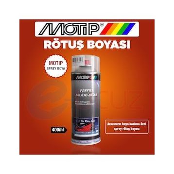 Motip Color-S Motors Toyota Kod: 1f7 Gümüş Gri Sprey Rötuş Boya Seti