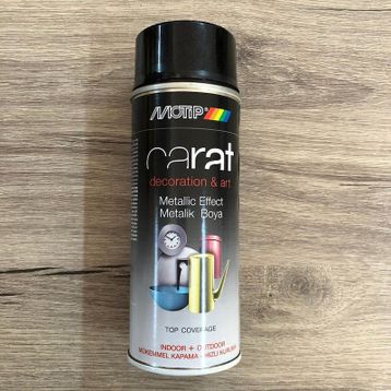 Motip Metalik Siyah Carat Dekoratif 400 ml Sprey Boya