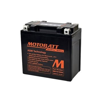 Motobatt MBYZ16HD Quadflex 4 Kutup 12 V 16.5 Ah 240 cca Akü