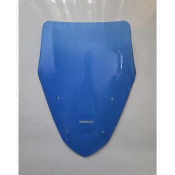 Motocam Apache Ventro 150 Ön Cam 2022-2026 Model 43 cm Mavi Renkli 4 mm Sportif Motosiklet Rüzgarlık