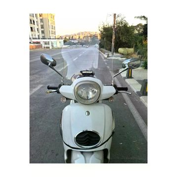 Motocam Aprilia Scarabeo 200 İe Siperlik 2008-2015 Model 35 cm Şeffaf Renkli 4 mm Ön Cam