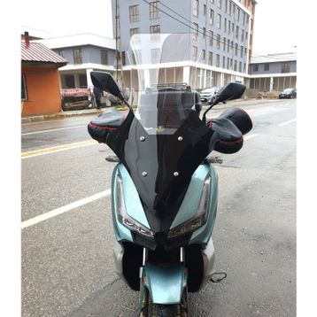 Motocam Arora Beatrix 150 Ön Cam 2023-2026 Model 78 cm Şeffaf Renkli 4 mm Uzun Motosiklet Rüzgarlık