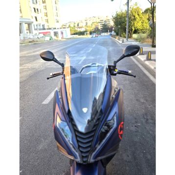 Motocam Arora GT 125 Ön Cam 2023-2026 Model 65 cm Şeffaf Renkli 4 mm Orijinal Boylu Motosiklet Rüzgarlık