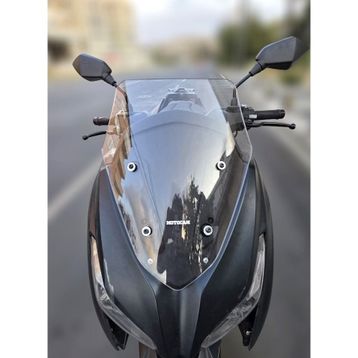 Motocam Arora Max Pro 125 Ön Cam 2023-2026 Model 43 cm Şeffaf Renkli 4 mm Sportif Motosiklet Rüzgarlık
