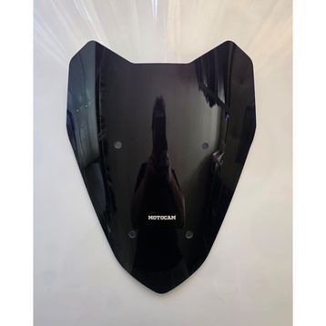 Motocam CF Moto 700 MT Ön Cam 2023-2026 Model 40 cm Siyah Renkli 4 mm Motosiklet Rüzgarlık