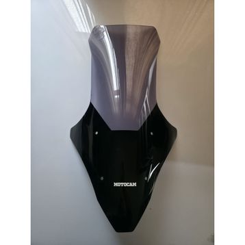 Motocam Falcon Cmax 155 Ön Cam 2023-2026 Model 78 cm Füme Renkli 4 mm Uzun Motosiklet Rüzgarlık