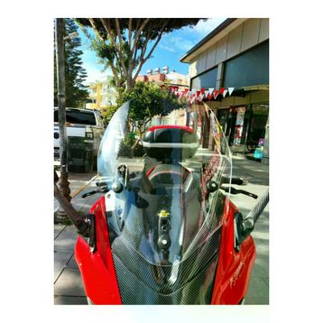Motocam Gilera Nexus 500 2004-2008 Model 58 cm Şeffaf Renkli 4 mm Ön Cam