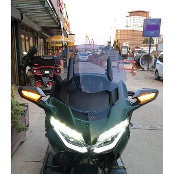 Motocam Honda Forza 750 NSS 2021-2023 Model 60 cm Siyah Renkli 4 mm Ön Cam