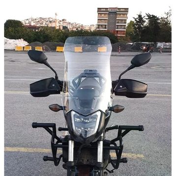 Motocam Honda Nc 700 750 S 2012-2020 Model 50 cm Şeffaf Renkli 4 mm Orta Boy Ön Cam