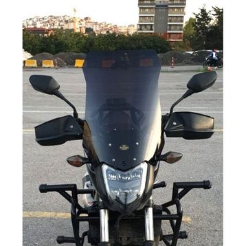 Motocam Honda Nc 700 750 S 2012-2020 Model 50 cm Siyah Renkli 4 mm Orta Boy Ön Cam