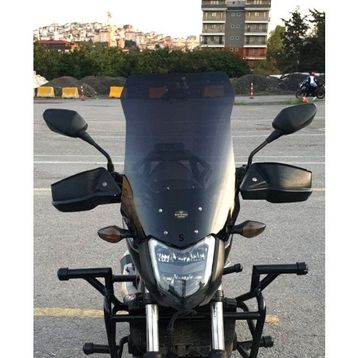 Motocam Honda Nc 700 750 S 2012-2020 Model 50 cm Siyah Renkli 4 mm Orta Boy Ön Cam