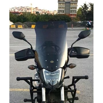 Motocam Honda Nc 700 750 S 2012-2020 Model 50 cm Siyah Renkli 4 mm Orta Boy Ön Cam