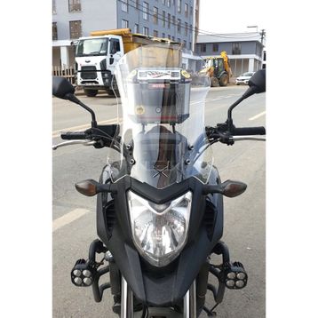 Motocam Honda Nc 700 750 X 2012-2015 Model 50 cm Şeffaf Renkli 4 mm Orta Boy Ön Cam