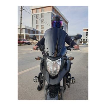 Motocam Honda Nc 700 750 X 2012-2015 Model 50 cm Siyah Renkli 4 mm Orta Boy Ön Cam
