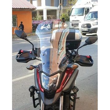 Motocam Honda Nc 700 750 X 2016-2020 Model 50 cm Şeffaf Renkli 4 mm Orta Ön Cam