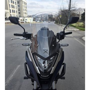 Motocam Honda Nc 700 750 X 2021-2024 Model 50 cm Şeffaf Renkli 4 mm Orta Ön Cam
