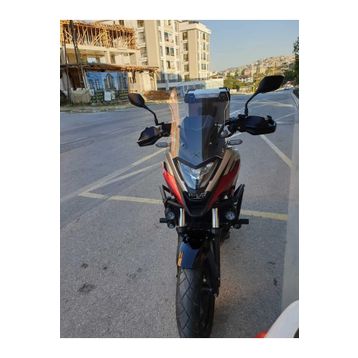 Motocam Honda Nc 700 750 X 2021-2024 Model 50 cm Şeffaf Renkli 4 mm Orta Ön Cam