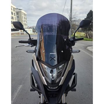 Motocam Honda Nc 700 750 X 2021-2024 Model 50 cm Siyah Renkli 4 mm Orta Ön Cam