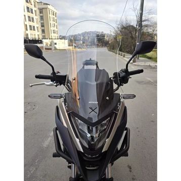 Motocam Honda Nc 700 750 X 2021-2024 Model 59 cm Şeffaf Renkli 4 mm Uzun Ön Cam