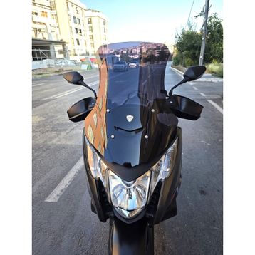 Motocam Honda NC 750 D Integra 2014-2020 Model Uyumlu 68 cm Siyah Renkli 4 mm Ön Cam Siperlik