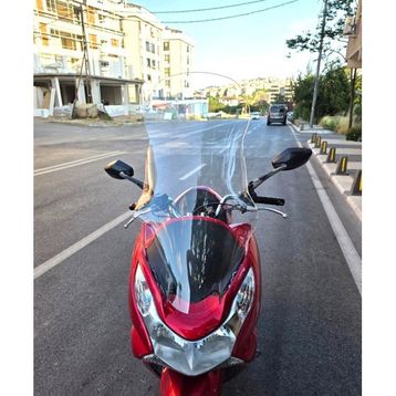 Motocam Honda PCX 2011-2013 Model 83 cm Şeffaf Renkli 4 mm Uzun Boy Ön Cam