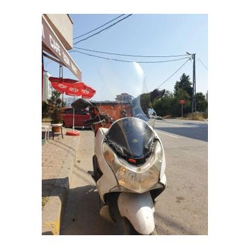 Motocam Honda PCX 2011-2013 Model 83 cm Şeffaf Renkli 4 mm Uzun Boy Ön Cam