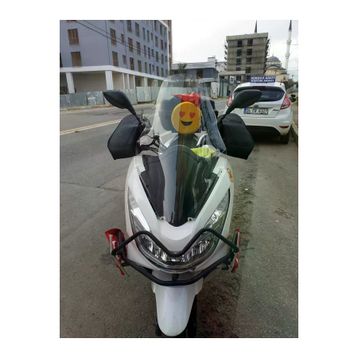 Motocam Honda Pcx 2014 2017 Model 65 cm 4 mm Şeffaf Orta Boylu Ön Cam