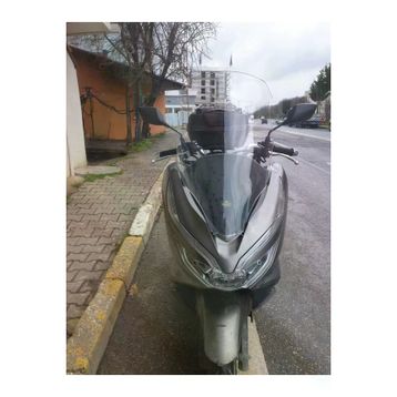 Motocam Honda Pcx 2018 2020 Model 65 cm 4 mm Şeffaf Orta Boylu Ön Cam