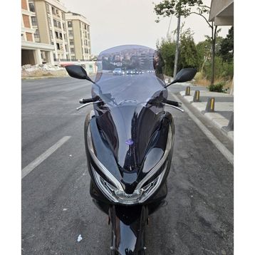 Motocam Honda PCX 2018-2020 Model 65 cm Füme Renkli 4 mm Orta Boy Ön Cam