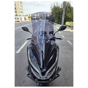 Motocam Honda PCX 2018-2020 Model 83 cm Füme Renkli 4 mm Uzun Ön Cam