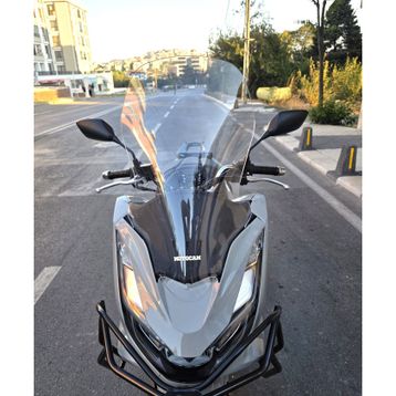 Motocam Honda PCX 2021-2024 Model 65 cm Şeffaf Renkli 4 mm Ön Cam