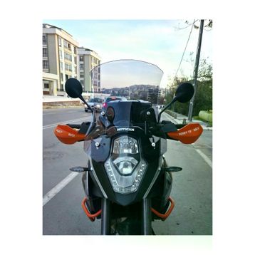 Motocam KTM 1050 Siperlik 2008-2017 Model 56 cm Füme Renkli 4 mm Ön Cam