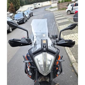 Motocam KTM 390 ADV Ön Cam 2020-2024 Model 44 cm Şeffaf Renkli 3 mm Aparatsız Motosiklet Rüzgarlık