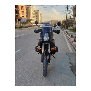Motocam KTM 990 Adventure 2015-2018 Model 52 cm Füme Renkli 4 mm Ön Cam