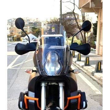 Motocam KTM 990 Adventure 2015-2018 Model 52 cm Füme Renkli 4 mm Ön Cam