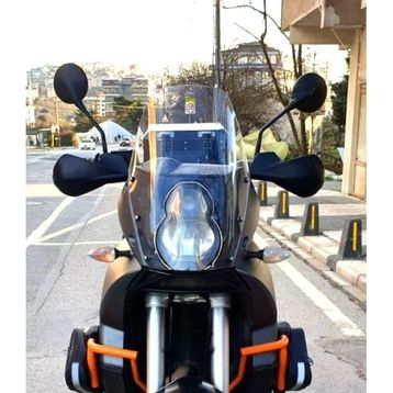 Motocam KTM 990 Adventure 2015-2018 Model 52 cm Şeffaf Renkli 4 mm Ön Cam