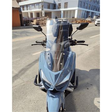 Motocam Küba Chia 125 Ön Cam 2023-2026 Model 65 cm Şeffaf Renkli 4 mm Uzun Motosiklet Rüzgarlık