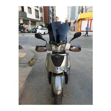 Motocam Kymco People S 200 2011 Model 48 cm Siyah Renkli 4 mm Uzun Ön Cam