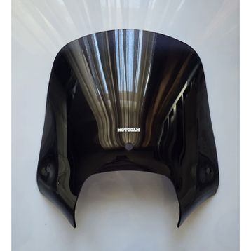 Motocam Piaggio Beverly 350 Ön Cam 2010-2020 Model 43 cm Siyah Renkli 4 mm Aparatsız Motosiklet Rüzgarlık