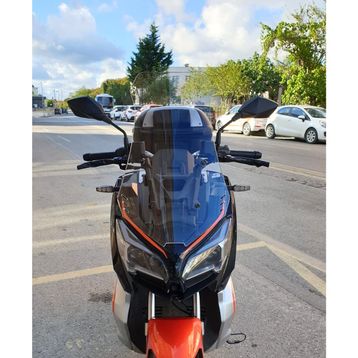 Motocam QJ ATR 125 Ön Cam 2023-2026 Model 75 cm Şeffaf Renkli 4 mm Uzun Motosiklet Rüzgarlık