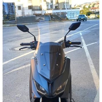 Motocam RKS Grace 202 Ön Cam 2022-2026 Model 75 cm Şeffaf Renkli 4 mm Uzun Motosiklet Rüzgarlık