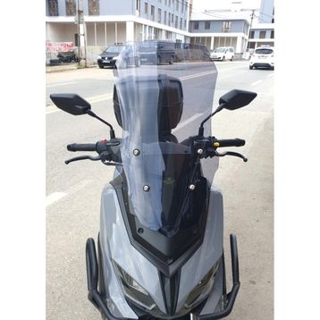 Motocam RKS Grace Pro Ön Cam 2023-2026 Model 57 cm Füme Renkli 4 mm Motosiklet Rüzgarlık